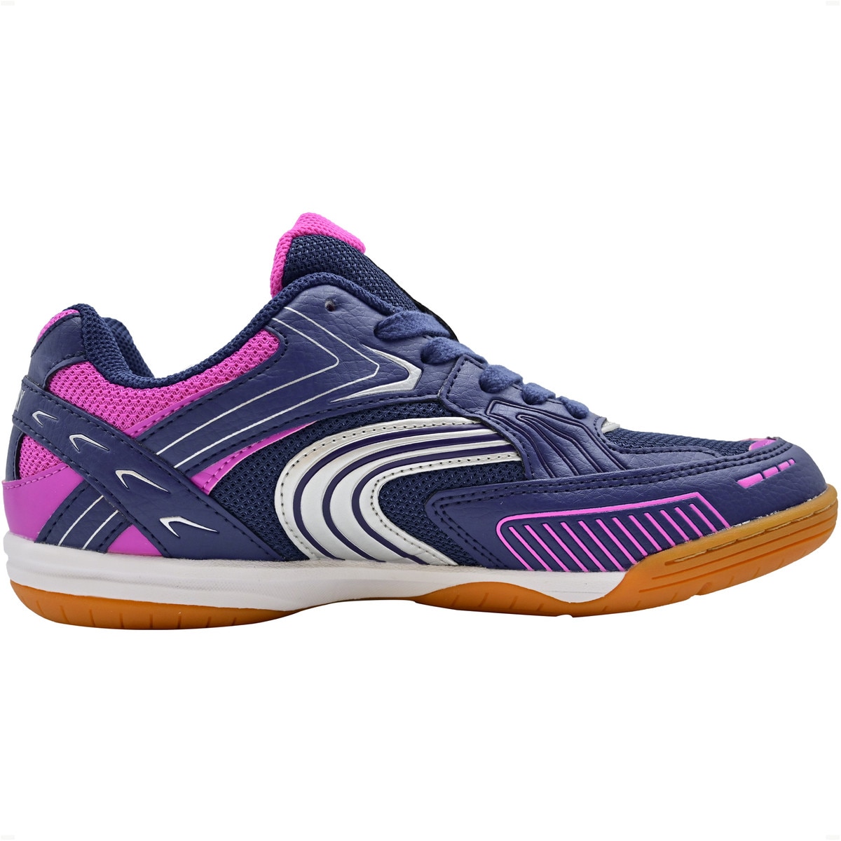 Butterfly Lezoline Reiss Shoes: Side Profile of Navy Shoe